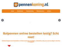 Tablet Screenshot of pennenkoning.nl